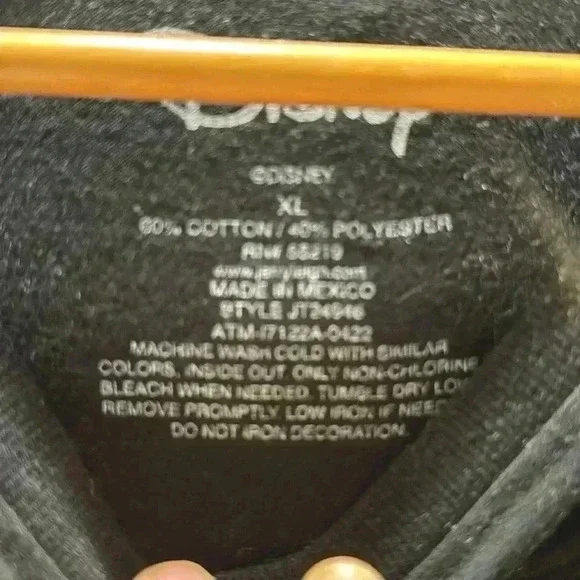 Disney XL Alice & Wonderland Black Short Sleeve Shirt - Picture 4 of 5